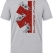 Vintage Emergency Service Printed Short Sleeve Grey Melange T-Shirt (100% Cotton Jersey Fabric)