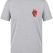 Anatomical Heart and Stethoscope Printed Short Sleeve Grey Melange T-Shirt (100% Cotton Jersey Fabric)