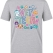 Vet Tech Bedrucktes Kurzarm T-Shirt in Grau meliert (100% Baumwoll-Jersey)