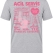 Emergency Service Cafe Printed Short Sleeve Grey Melange T-Shirt (100% Cotton Jersey Fabric)