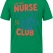 Night Shift Printed Short Sleeve Brazil Green T-Shirt (100% Cotton Jersey Fabric)