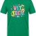 Cute Veterinarian Printed Short Sleeve Brazil Green T-Shirt (100% Cotton Jersey Fabric)