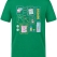 Dentist World Printed Short Sleeve Brazil Green T-Shirt (100% Cotton Jersey Fabric)