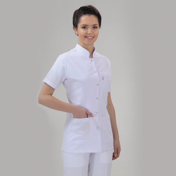 Ladies Judge Collar Snap Set (Alpaca Fabric)