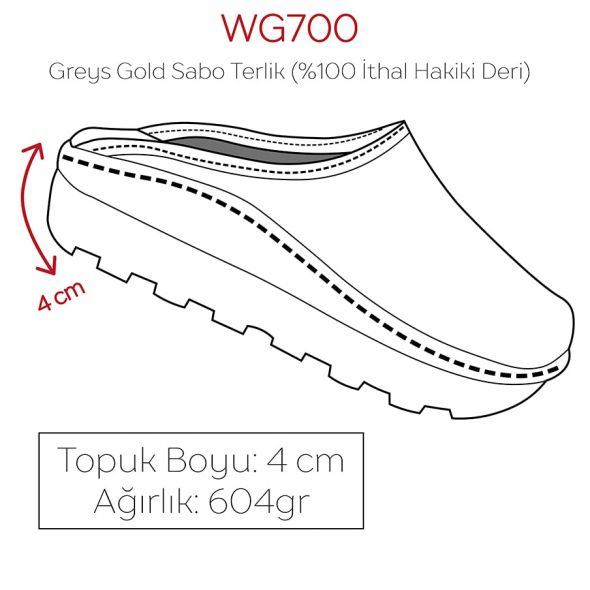 Greys Gold Sabo Hospital Slippers (100% Imported Genuine Leather)