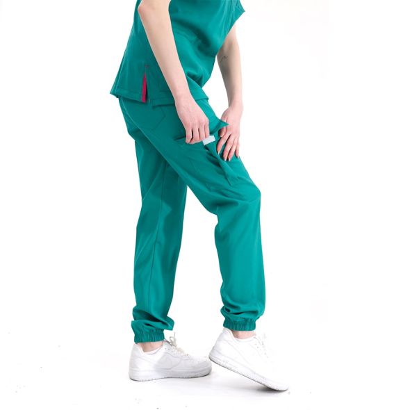 Surgery Green Jogger Lux Lycra Greys Suit