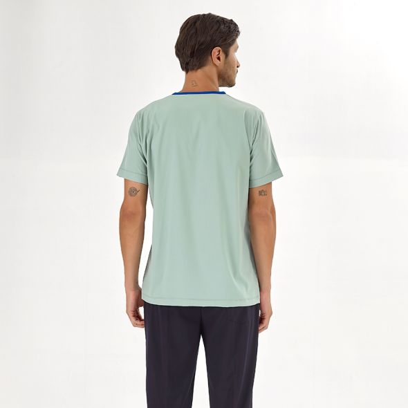 Mint Green Silva Lux Lycra Single Top
