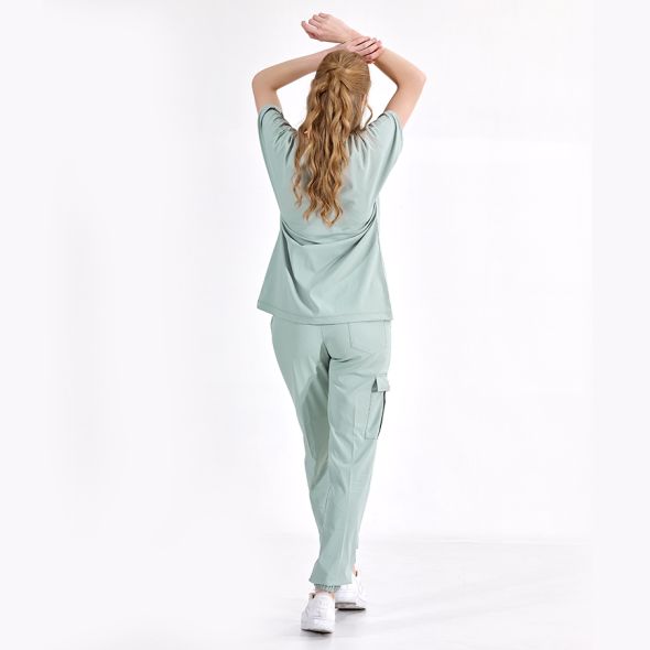 Mint Yeşili Jogger Lüks Likralı Greys Takım