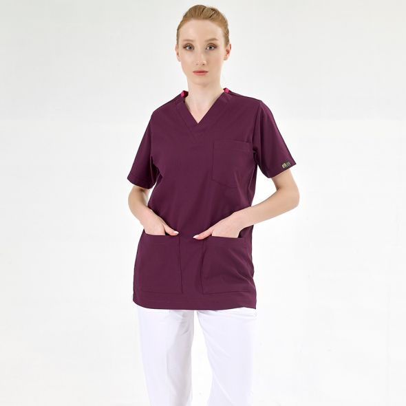 Plum Silva Lux Lycra Single Top