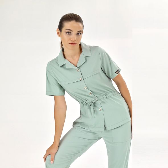 Mint Green Retro Lux Lycra Suit