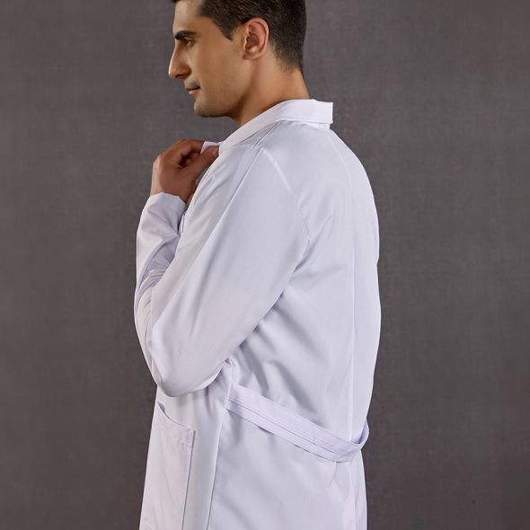 Men's Classic Collar Lab Coat (Alpaca Fabric)