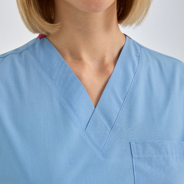 Light Blue Dr Greys Tericoton Suit (Thin Fabric)