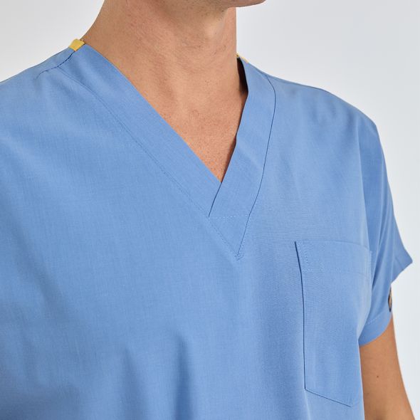 Parliament Blue Dr Greys Tericoton Suit (Thin Fabric)