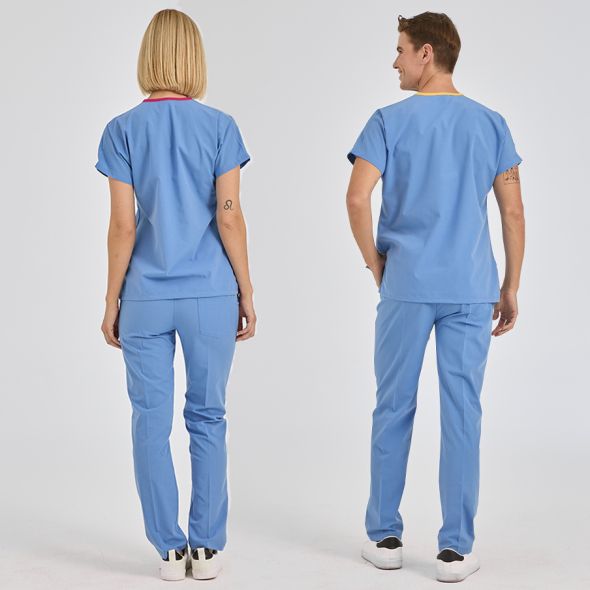 Parliament Blue Dr Greys Tericoton Suit (Thin Fabric)