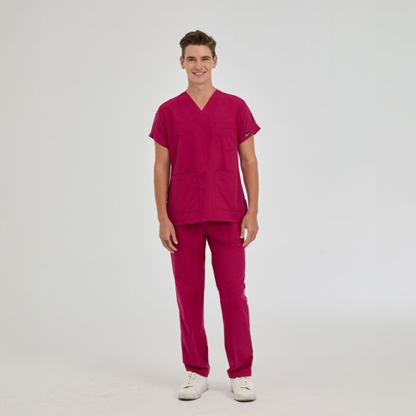 Sour Cherry Dr Greys Tericoton Suit (Thin Fabric)