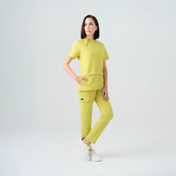 Neon Yeşil Zero Best Likra Takım