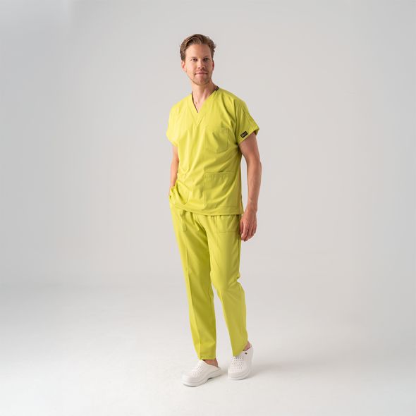 Neon Yeşil Dr. Greys Best Likra Takım