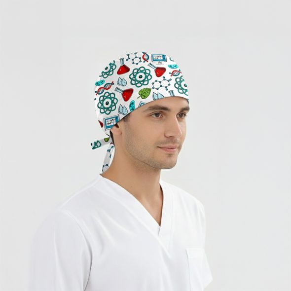 Hypothesis Patterned Cap (Cotton Lycra Fabric)