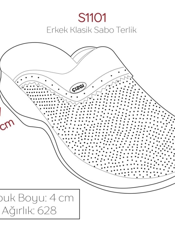 White Men's Doctor Nurse Medical Classic Perforated Clogs