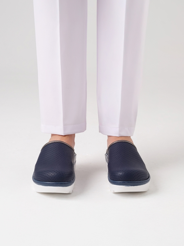 Marineblau Damen Doktor Hebamie Medikal Fit Vivacolor Medizinische Clogs