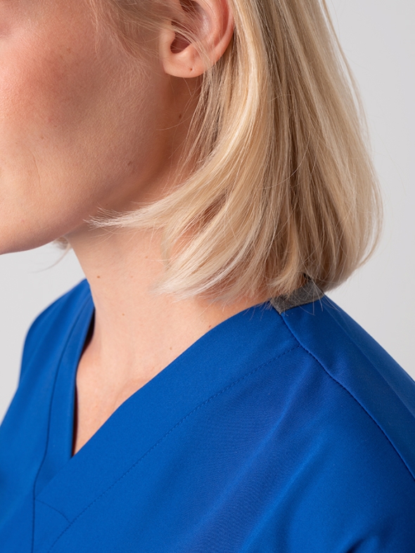 Royal Blue Dr. Greys Doctor Nurse Medical Scrubs Set Best Lycra Fabric