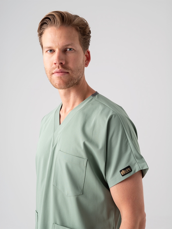 Mint Green Dr. Greys Doctor Nurse Medical Scrubs Set Best Lycra Fabric