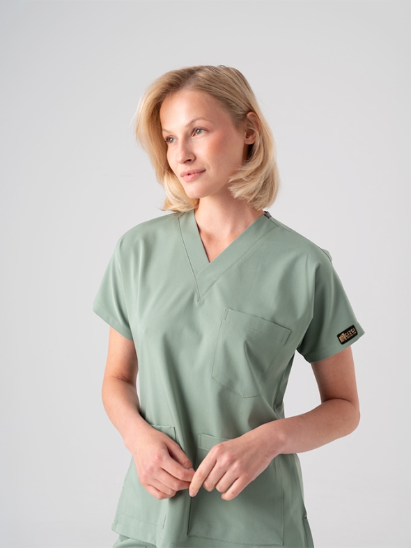 Mint Green Dr. Greys Doctor Nurse Medical Scrubs Set Best Lycra Fabric