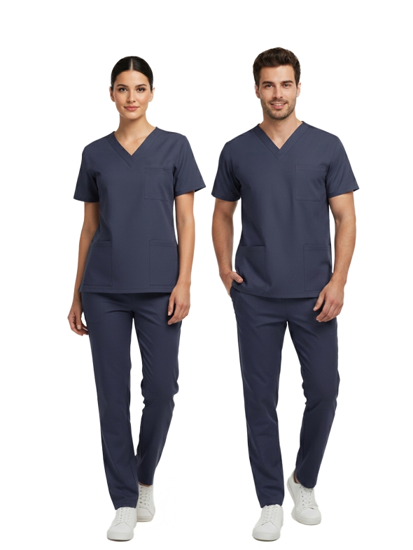 Медицинский костюм Patriot Blue Dr. Greys из люксовой стрейч-ткани