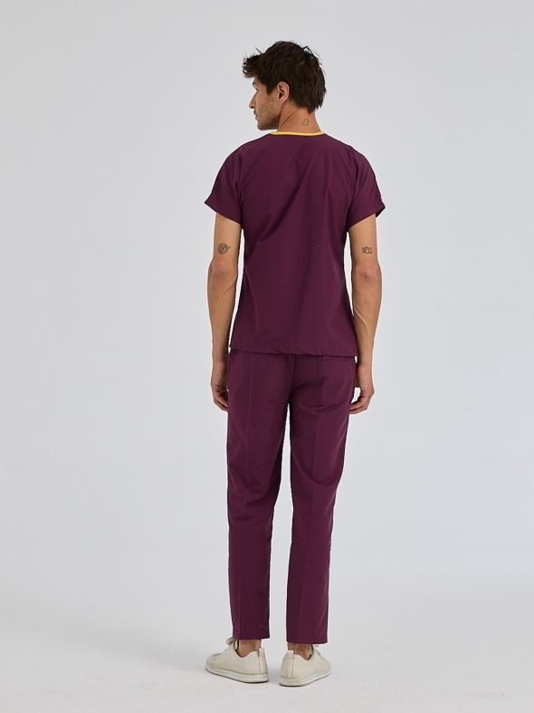 Mürdüm Dr. Greys Doktor Hemşire Medikal Scrubs Takım Terikoton Kumaş