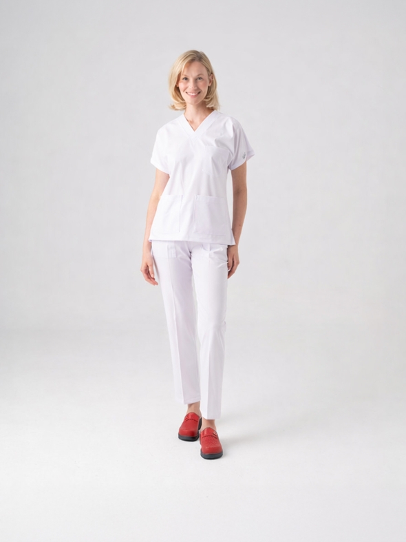 Blumig Damen Doktor Hebamie Medikal Plus Prestige Gemusterte Medizinische Clogs