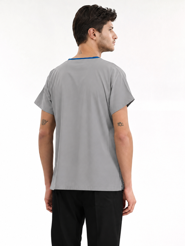 Neutral Gray Silva Lüks Likralı Tek Üst