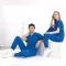 Sax Blue Jogger Lux Lycra Greys Suit