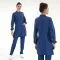 Petrol Blue Lux Lycra Judge Collar Hijab Suit