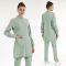 Mint Green Lux Lycra Judge Collor Hıjab Suit