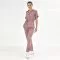 Dried Rose Retro Lux Lycra Suit