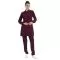 Plum Lux Lycra Judge Collar Hijab Suit