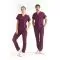 Plum Lux Lycra Greys Suit