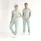 Mint Green Lux Lycra Greys Suit