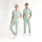 Mint Yeşili Dr. Greys Doktor Hemşire Medikal Scrubs Takım Lüks Likralı Kumaş