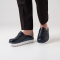 Marineblau Damen Doktor Hebamie Medikal Gold Fit Echtleder Medizinische Clogs