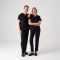 Marineblau Dr. Greys Medizinischer Scrubs Set für Ärzte und Pflege Bester Lycra-Stoff