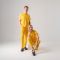 Yellow Dr. Greys Best Lycra Scrubs Set