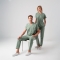 Mintgrün Dr. Greys Medizinischer Scrubs Set für Ärzte und Pflege Bester Lycra-Stoff