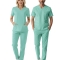 Bermuda Dr. Greys Doktor Hemşire Medikal Scrubs Takım Lüks Likralı Kumaş