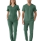 Frosty Spruce Dr. Greys Doktor Hemşire Medikal Scrubs Takım Lüks Likralı Kumaş