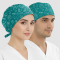 Klinik Çizgiler Desenli Bone (Cotton Likra Kumaş)