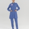 Dazzling Blue Modest Cleaning Staff Scrubs Set – Ministry Approved