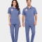 Cleaning Staff Scrubs – Stretch Set | Turkey Ministry of Health – 2025 Standard – Dazzling Blue