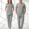 Technical Services Scrubs – Stretch Set | Turkey Ministry of Health – 2025 Standard – Neutral Gray