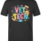 Cute Veterinarian Printed Short Sleeve Black T-Shirt (100% Cotton Jersey Fabric)